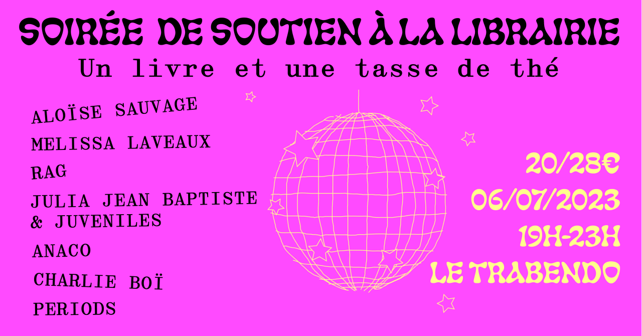 SOIRÉE DE SOUTIEN UN LIVRE UNE TASSE DE THÉ