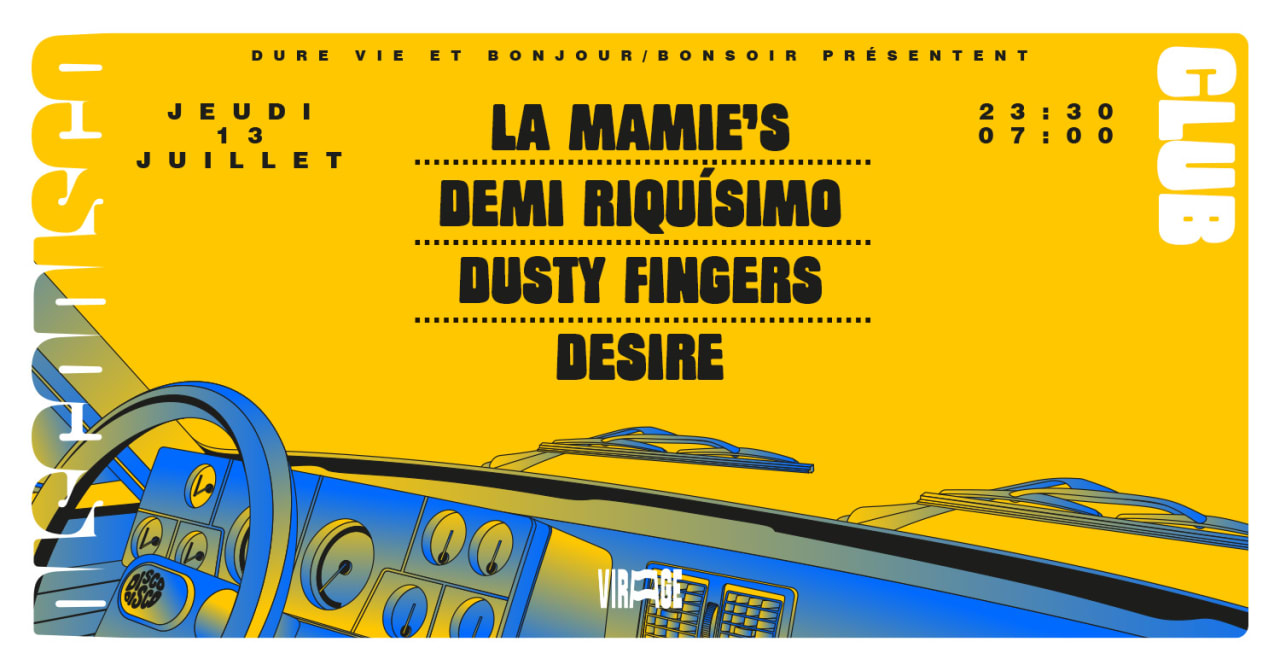 DISCO DISCO | La Mamie's, Demi Riquísimo, Desire and more