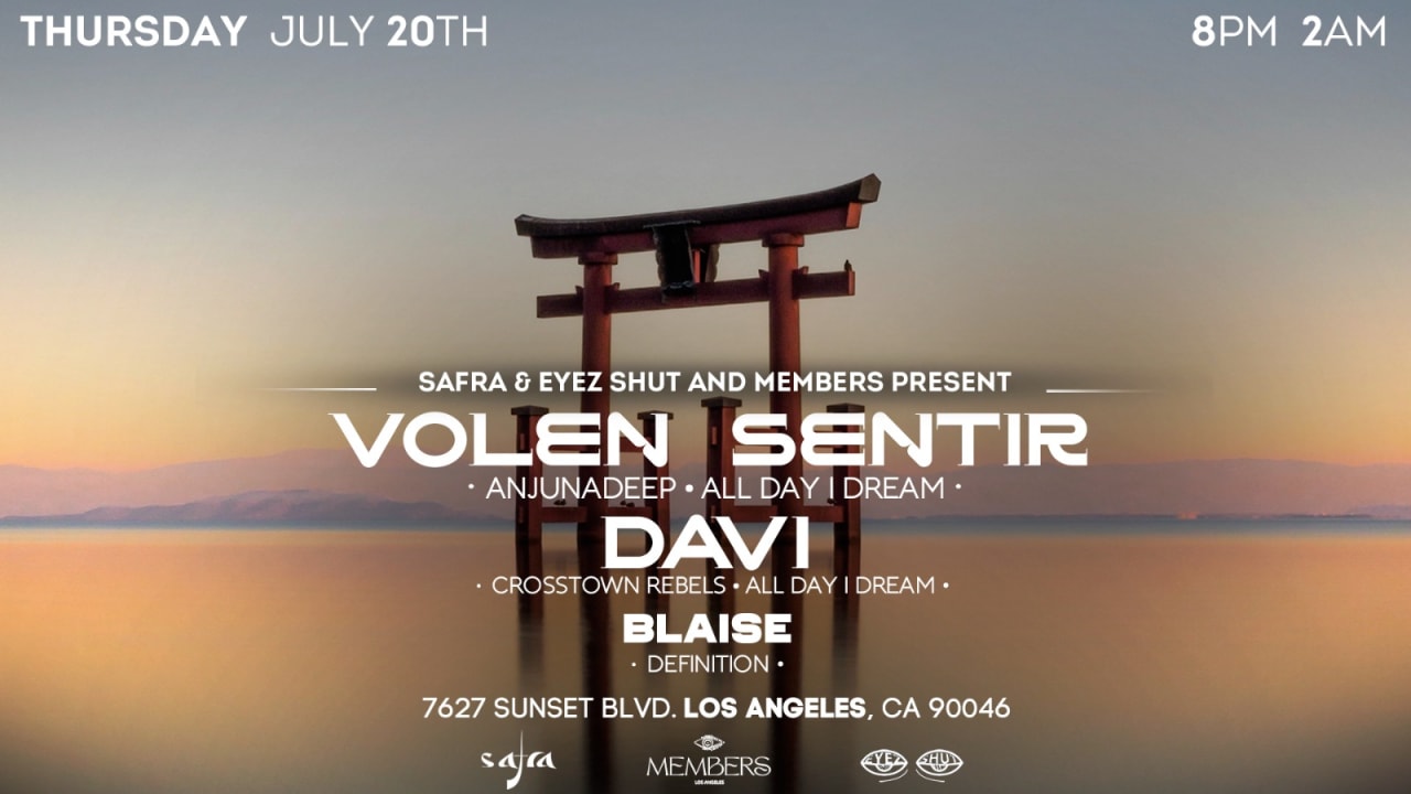 Safra & Eyez Shut present Volen Sentir , Davi & Blaise