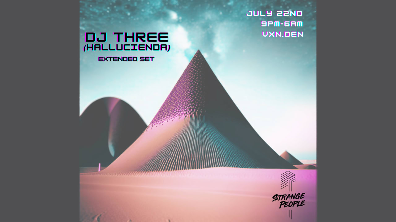 STRANGE PEOPLE presents: DJ THREE