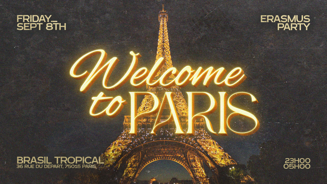 WELCOME TO PARIS - 1ST EDITION