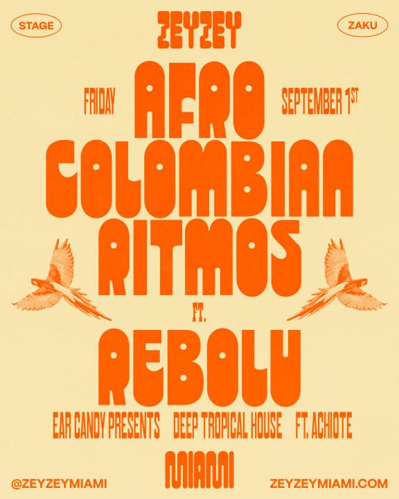 Afro-Colombian Ritmos Ft. Rebolu (9/1)