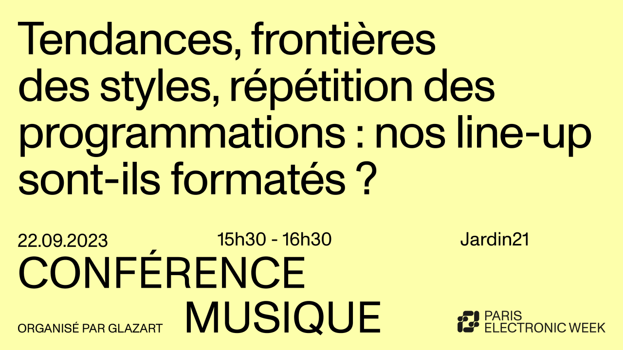 Conférence Pew : "Nos Line-Up Sont-Ils Formatés ?"