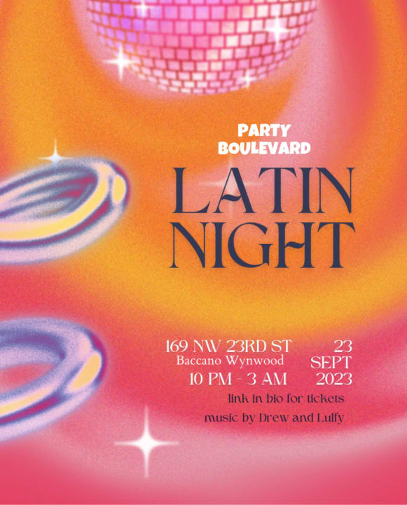 Latin Night With Party Blvd In Wynwood