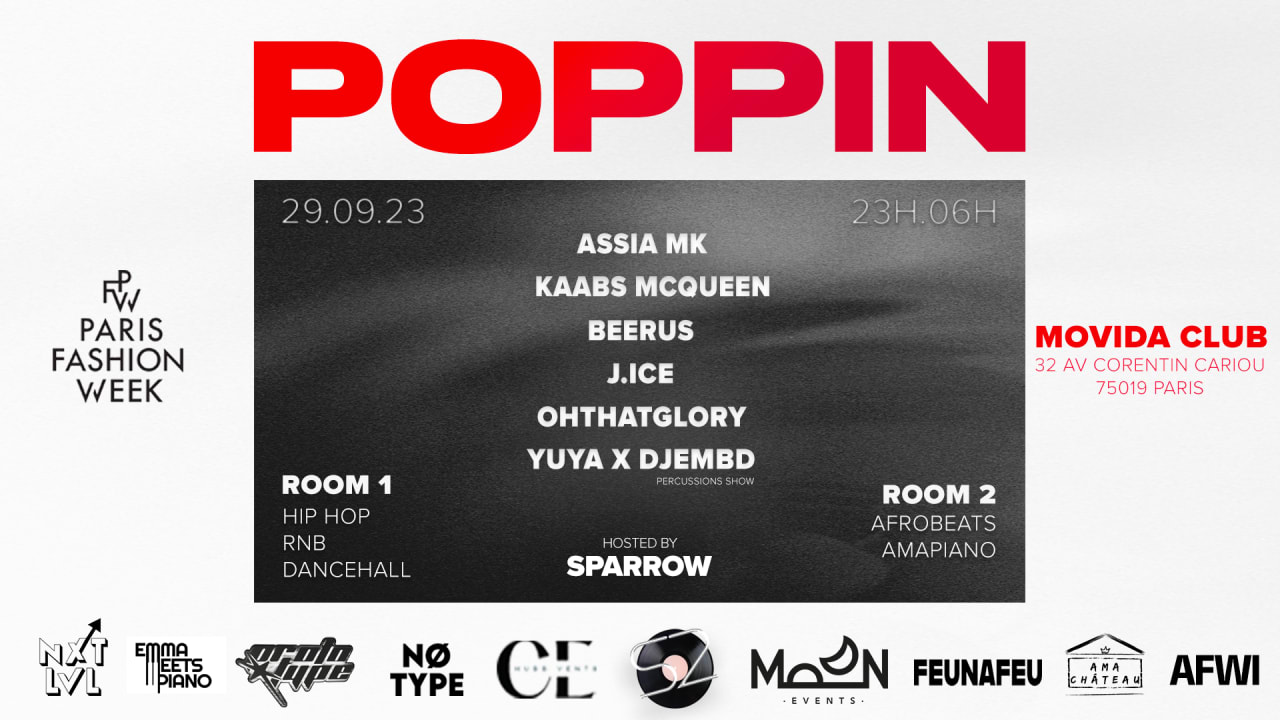 POPPIN (HIP HOP, AFRO, DANCEHALL, AMAPIANO) - PFW EDITION