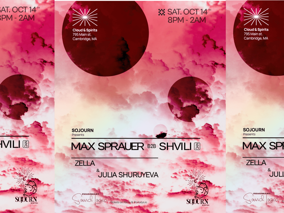 Sojourn Presents: Max Sprauer B2B Shvili (NYC), Zella, Julia