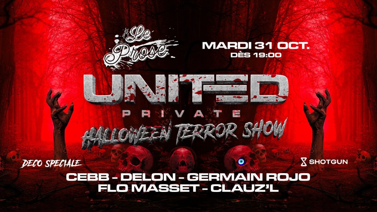 UNITED PRIVATE : HALLOWEEN TERROR SHOW