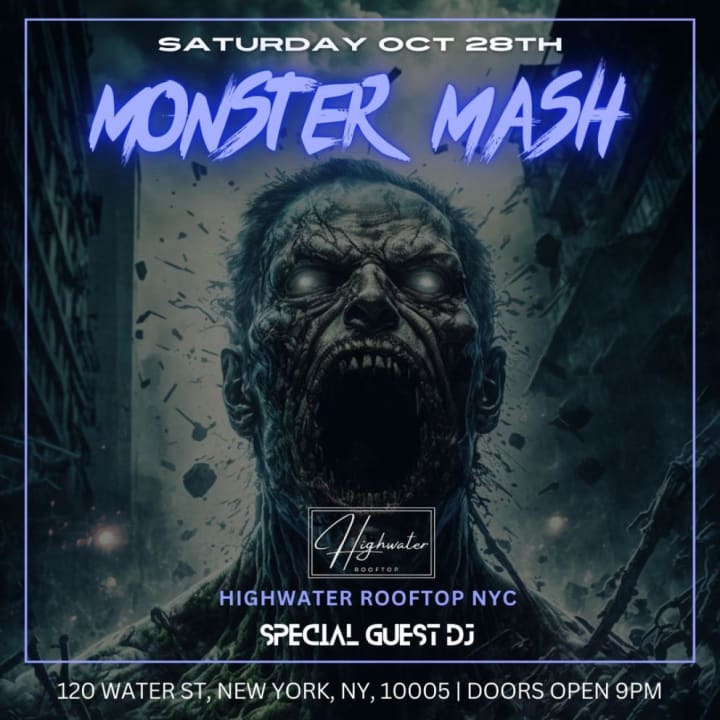 Monster Mash @ Highwater Rooftop - Halloween Party (10/28)