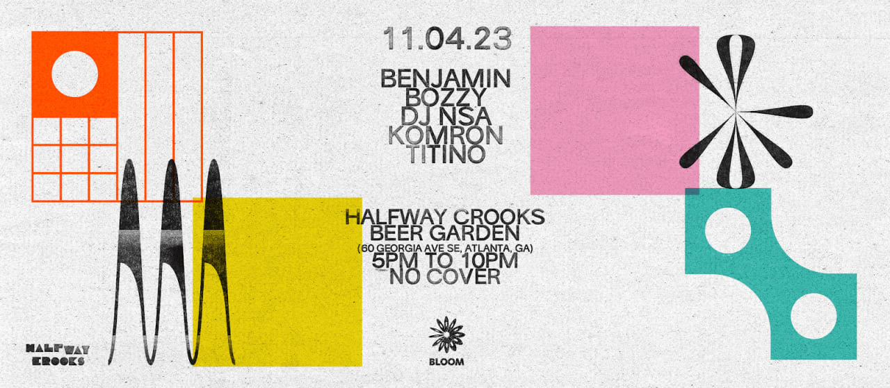 Bloom Daytime Open Air @ The Halfway Crooks Beer-garden