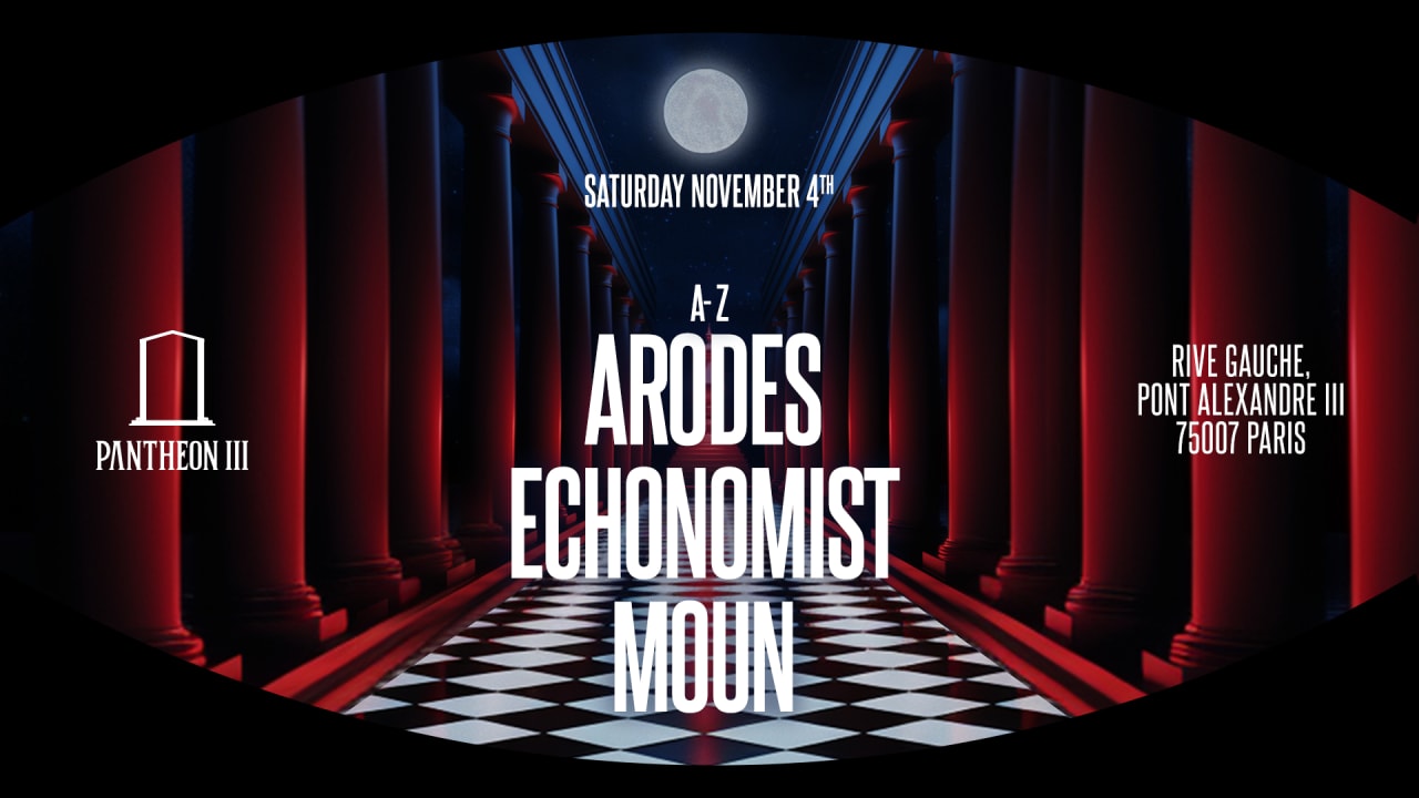 PANTHEON presents : ARODES & ECHONOMIST - 04/11