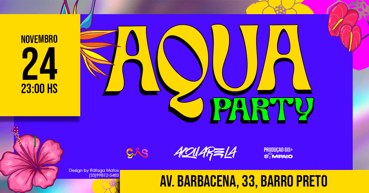 AQUA PARTY - #DRAGRACEBRASIL