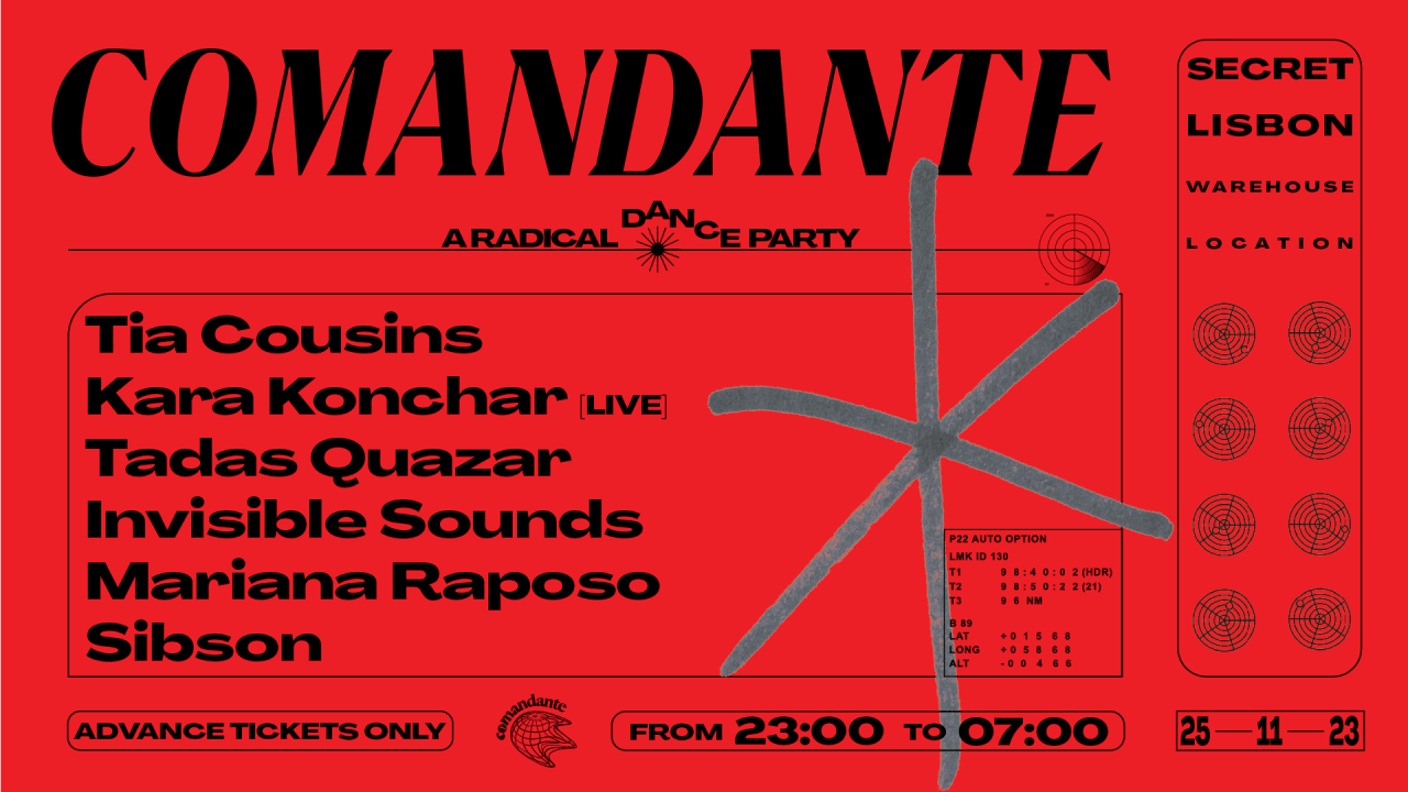 COMANDANTE: A Radical Dance Party [Secret Warehouse]