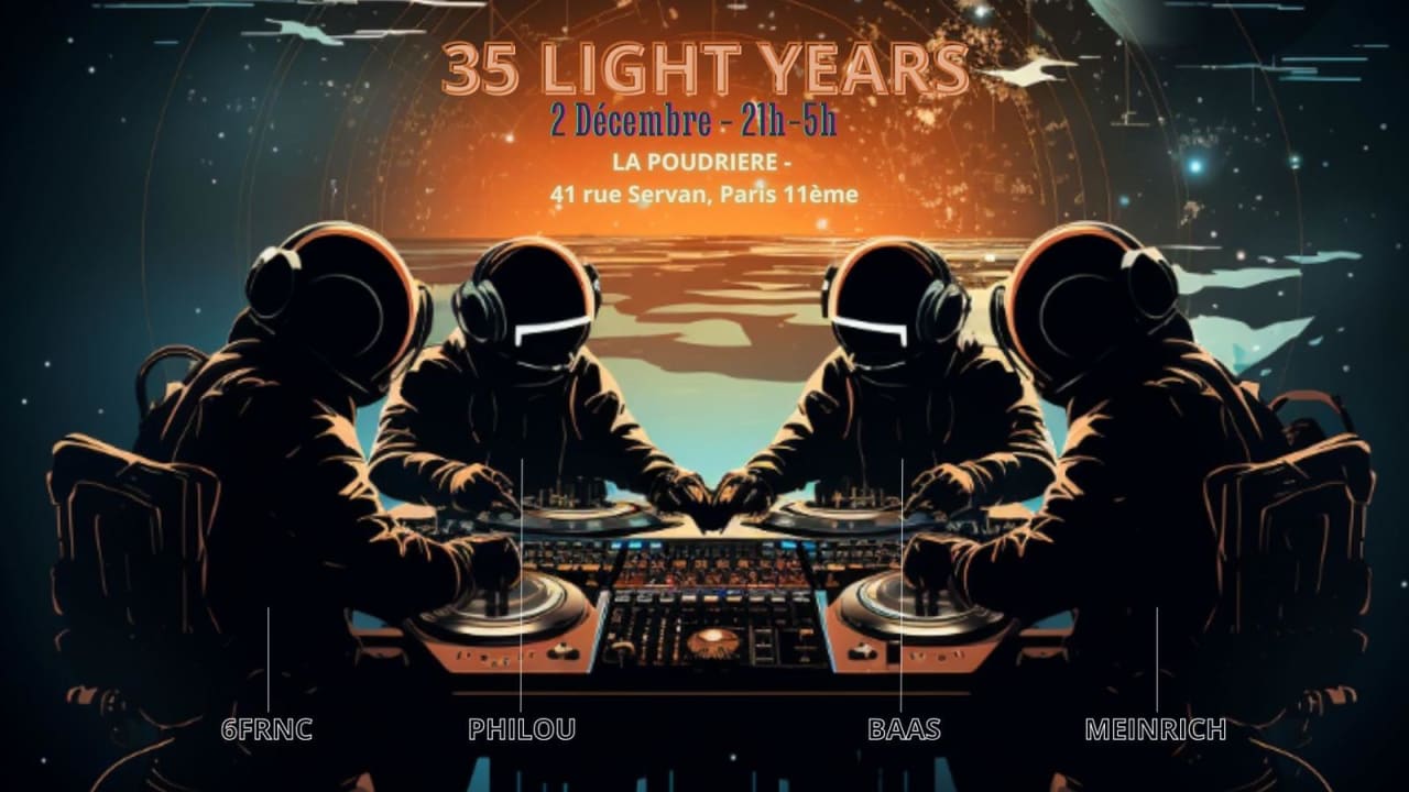 35 Light Years - One Night at La Poudrière