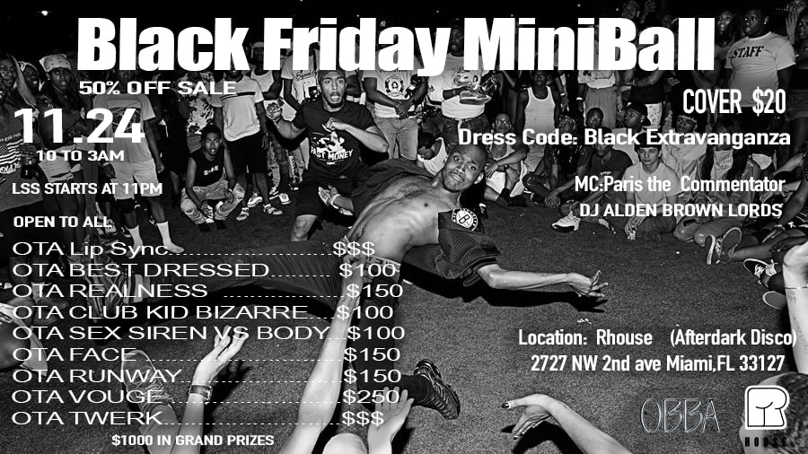 BLACK FRIDAY MINI BALL