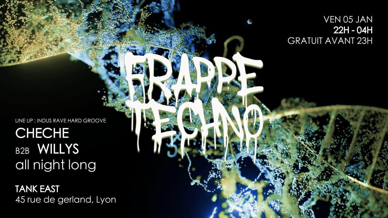 Frappe Techno : Hard Groove - Rave - Indus