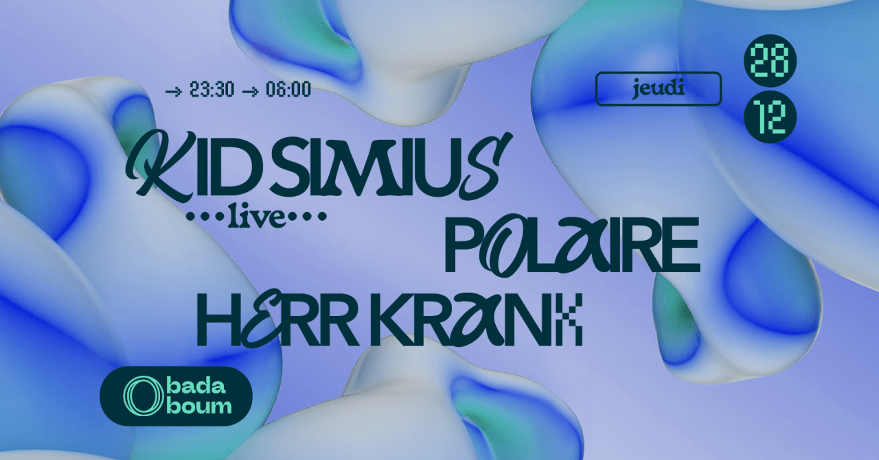Club — Kid Simius live (+) Herr Krank (+) Polaire