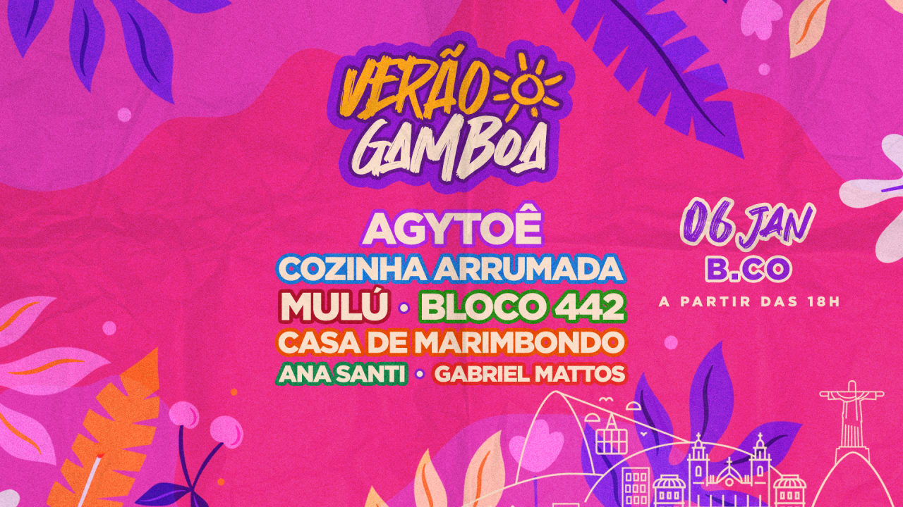 Verão Gamboa 2024 Rio De Janeiro · Ingressos Shotgun 4646