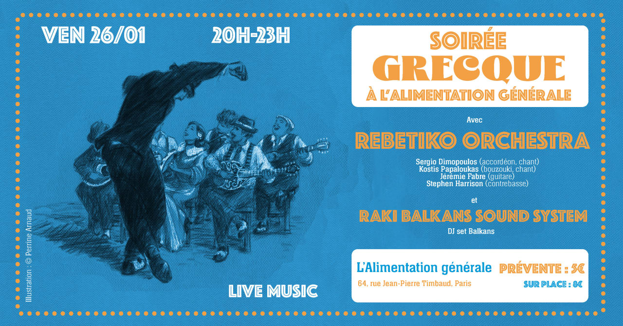 Rebetiko Orchestra + Raki Balkans Sound System