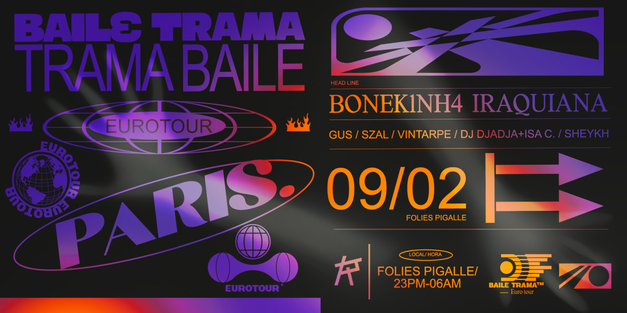 BAILE TRAMA w/ Bonekinha Iraquiana - Folies Pigalle