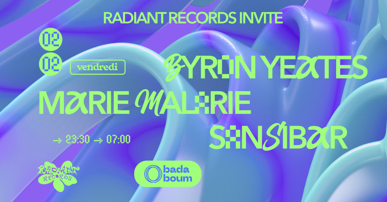 Club — Radiant Records w/ Byron Yeates (+) Marie Malarie