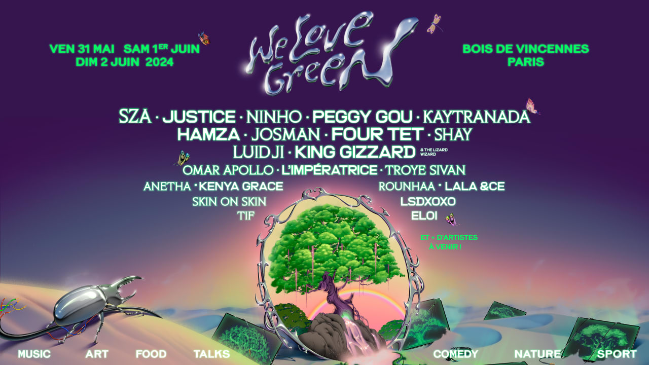 WE LOVE GREEN 2024, Paris · Shotgun Tickets