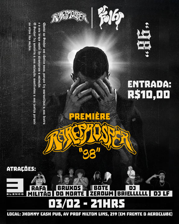 Pré-lançamento Álbum "98" - RAREPROSPER