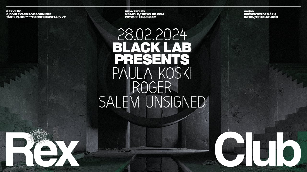 Black Lab Presents: Paula Koski, Roger & Salem, Unsigned