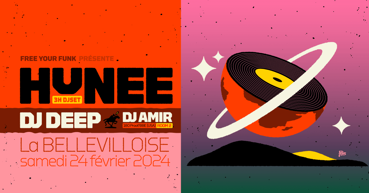 Free Your Funk : Hunee, DJ Amir & DJ Deep