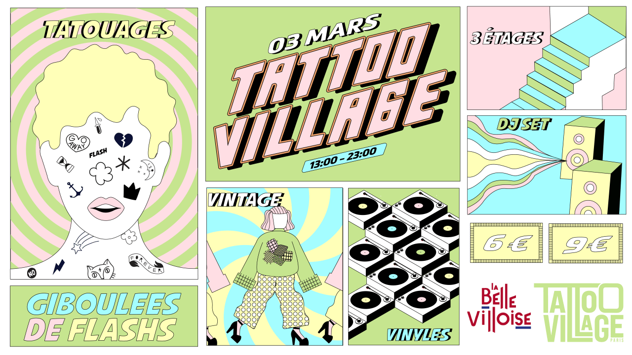 Tattoo Village : Giboulées de Flashs