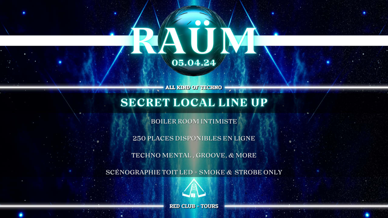 RAÜM #2 : Boiler Techno Intimiste