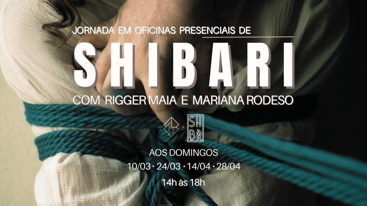 OFICINA DE SHIBARI - INDIVIDUAL OU COMPLETA EM 4 MÓDULOS