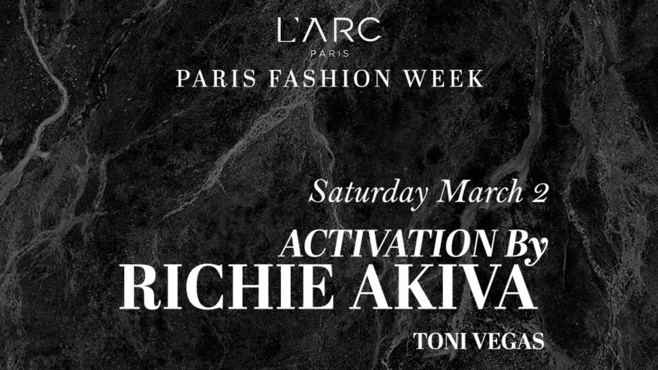 PFW - RICHIE AKIVA @ L'ARC PARIS