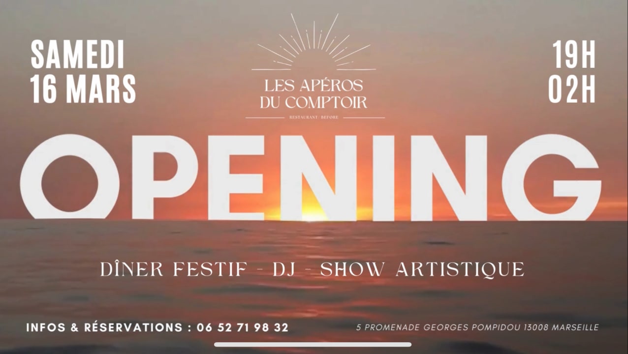 Opening Des Apéros Du Comptoir