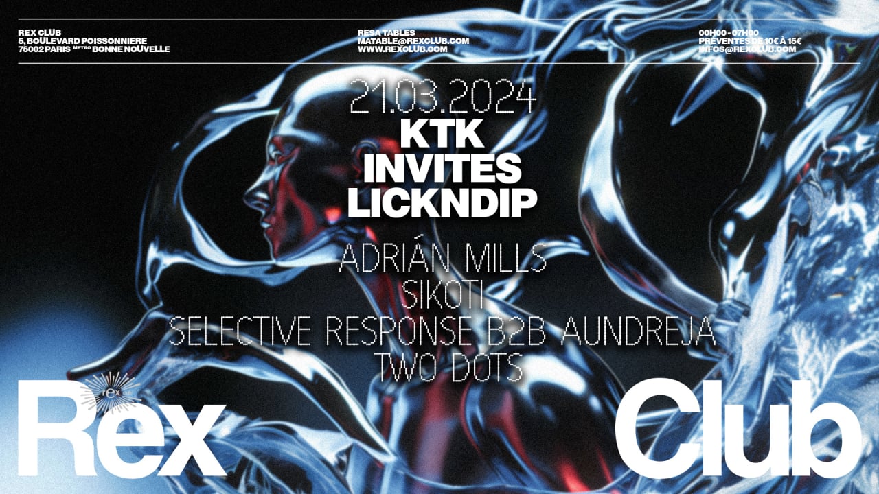 KTK invites LICKNDIP: Adrián Mills, Sikoti & more