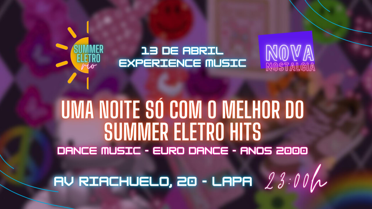 Summer Eletro Rio Feat N Rio De Janeiro · Ingressos Shotgun 3363