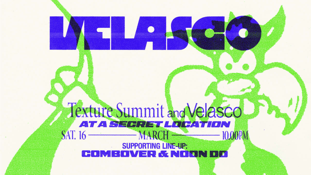 Texture Summit Presents: Velasco (NYC/Berlin)