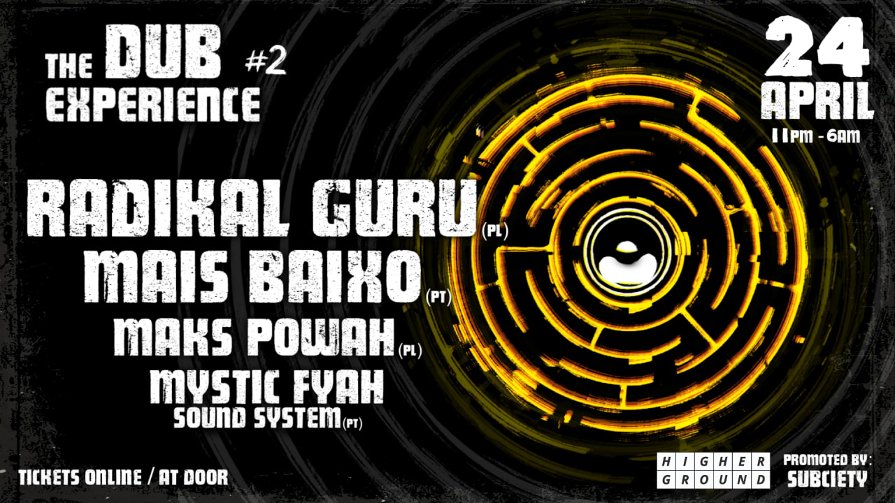 The Dub Experience #2 - Radikal Guru 1st Time in Portugal