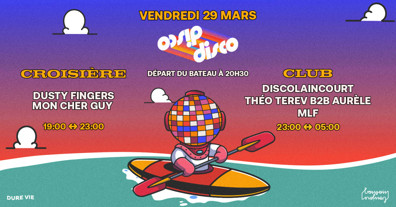 Croisière DISCO DISCO - vendredi 29 mars 2024