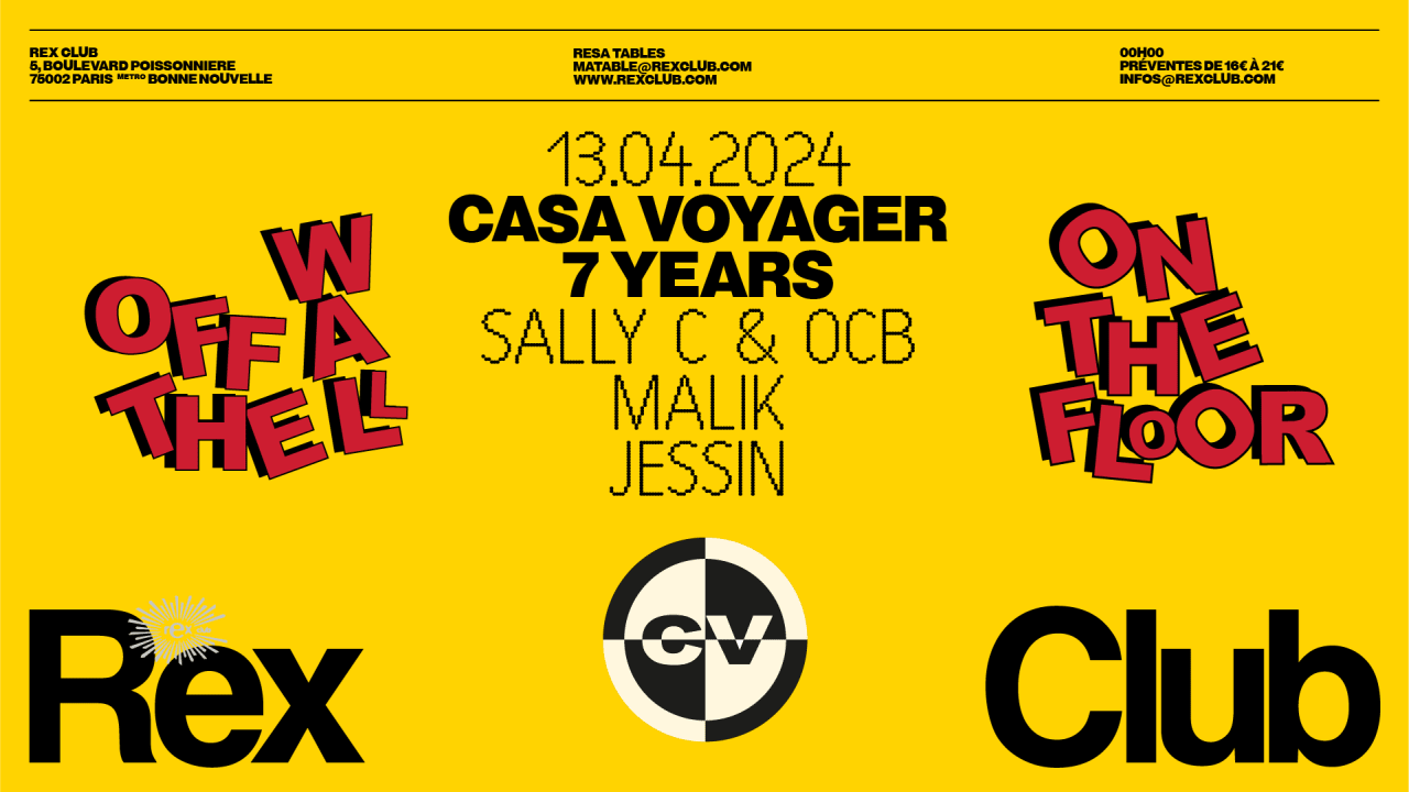 Casa Voyager 7 Years: Sally C & OCB, Malik, Jessin