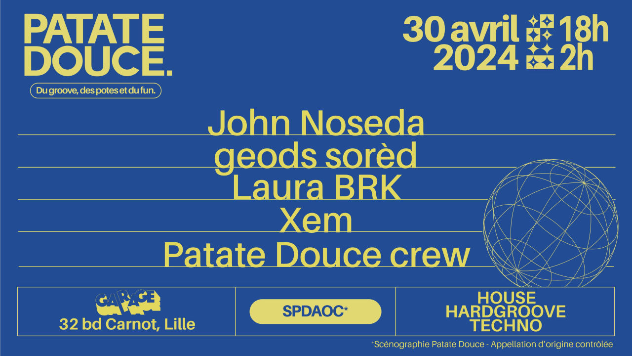 Patate douce invite John Noseda