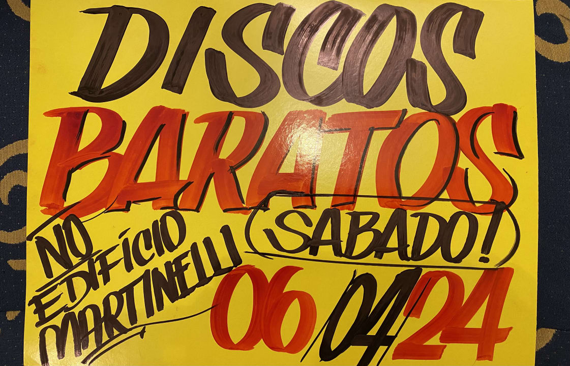 Discos Baratos; Gui Scott, PHP e Millos Kaiser no Martinelli