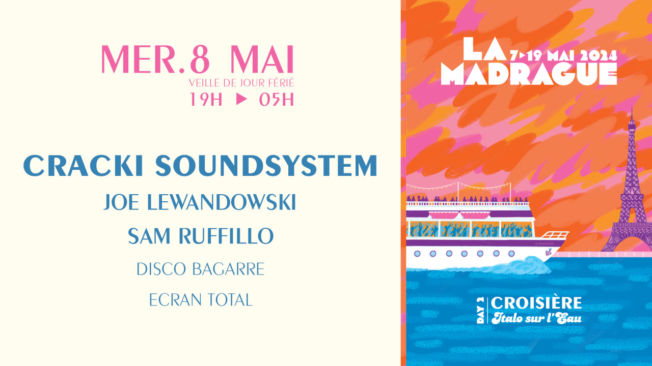 La Madrague 🇮🇹 Italo sur l'eau : Cracki Soundsystem...