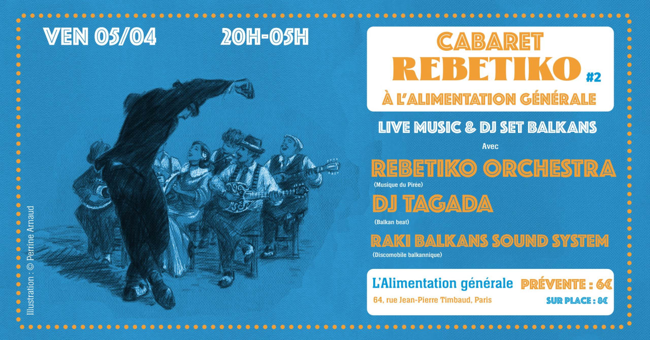 CABARET REBETIKO / SOIREE MUSIQUE GREC