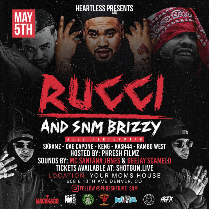 Rucci & SNM Brizzy Live In Denver!