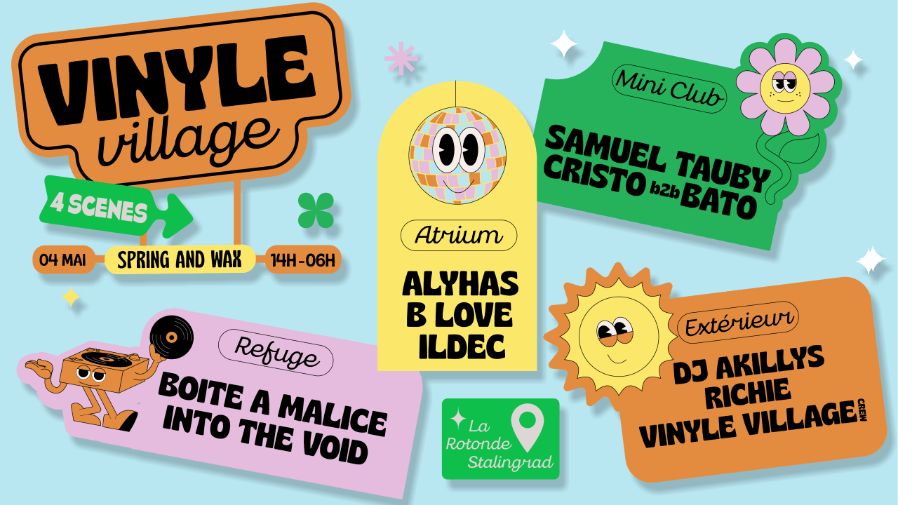 Vinyle Village - Spring and Wax : FREE ALL DAY & Club XXL