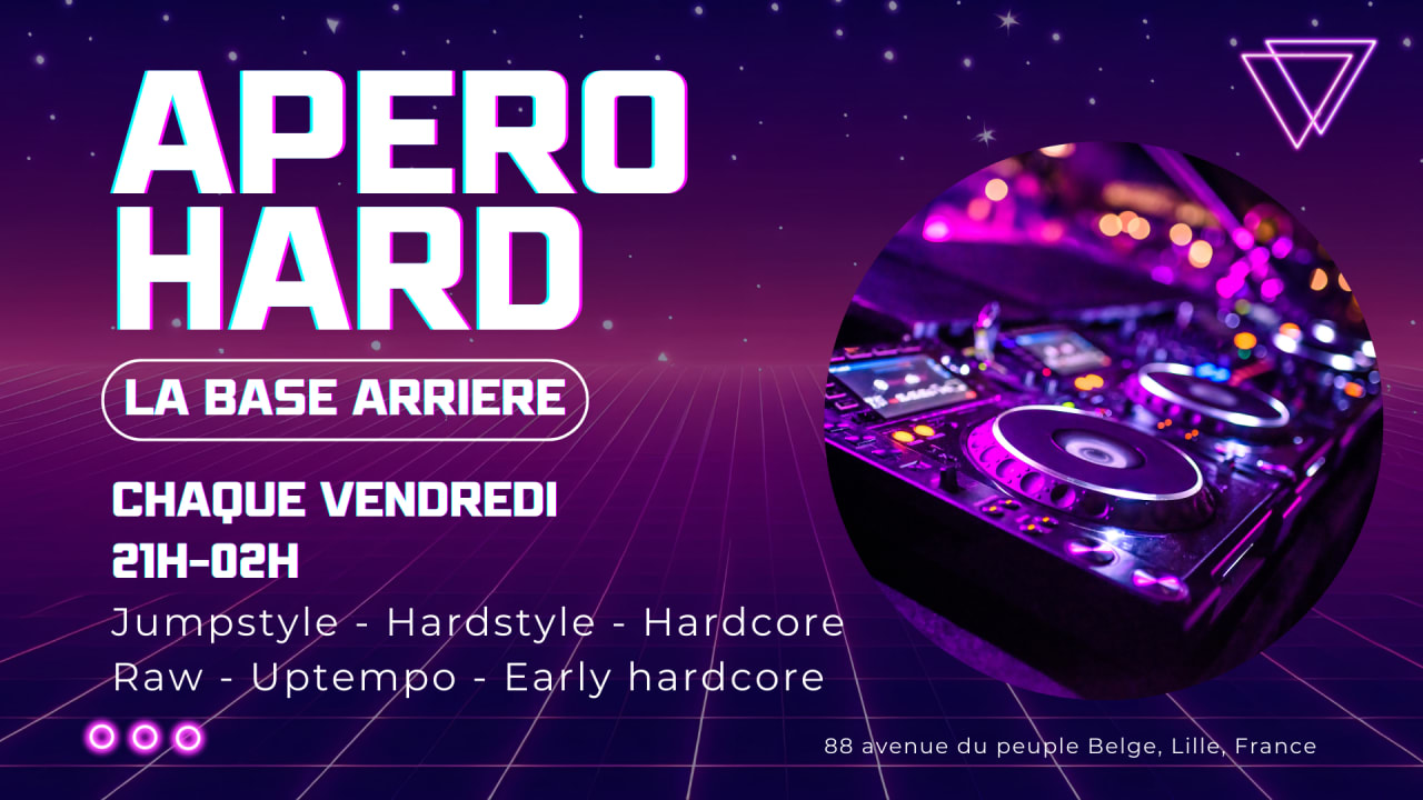 Apéro hard @ La base arrière  12 avril