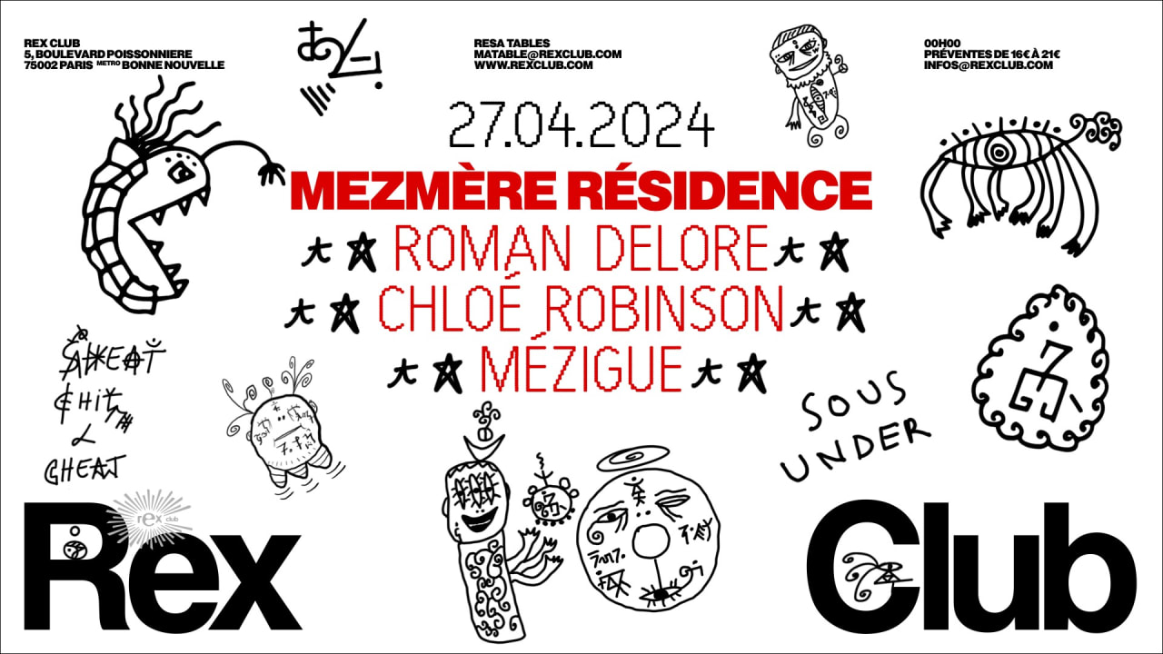 Mezmère Residence: Roman Delore, Chloé Robinson, Mézigue