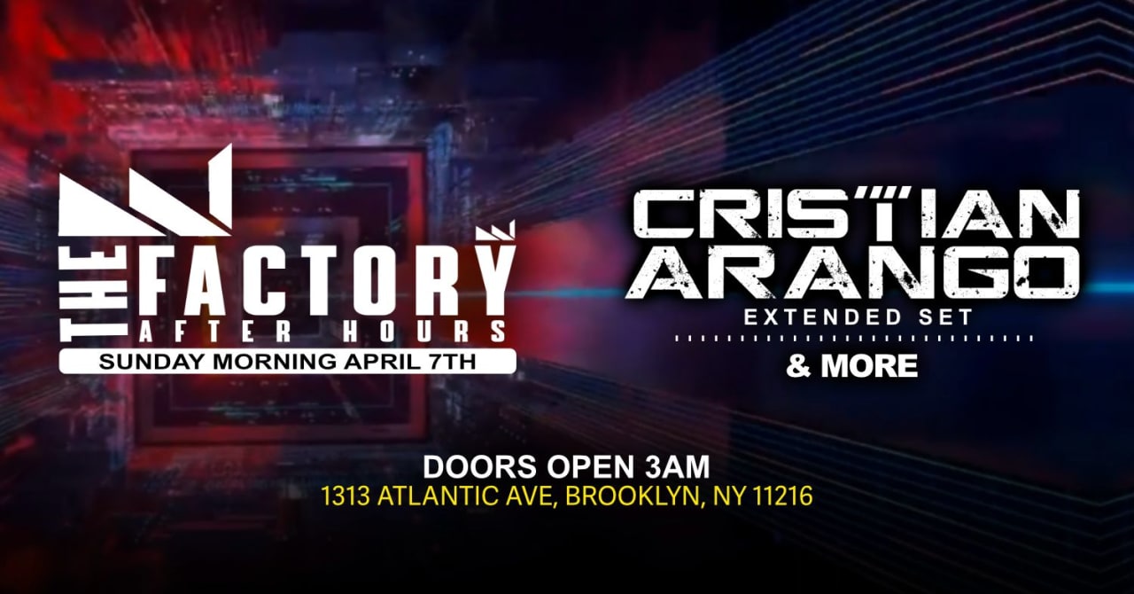 THE OFFICIAL BKLYN AFTER HOURS - CRISTIAN ARANGO & MORE