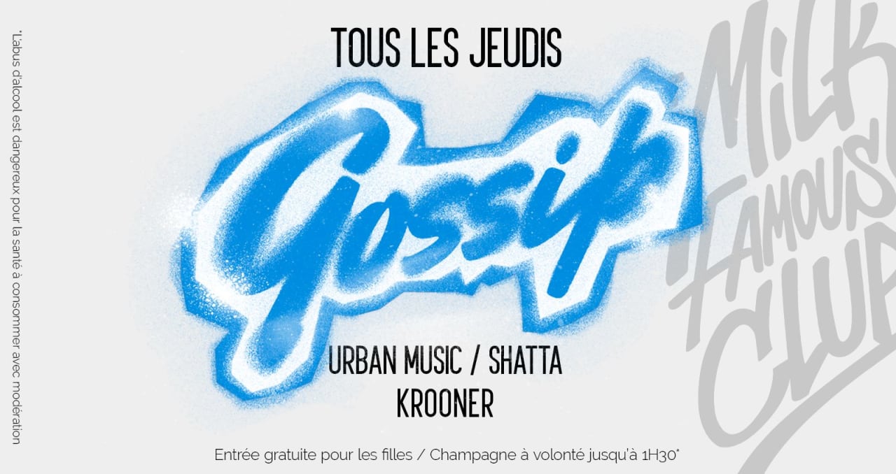 JEU 11 AVRIL - GOSSIP W/ KROONER