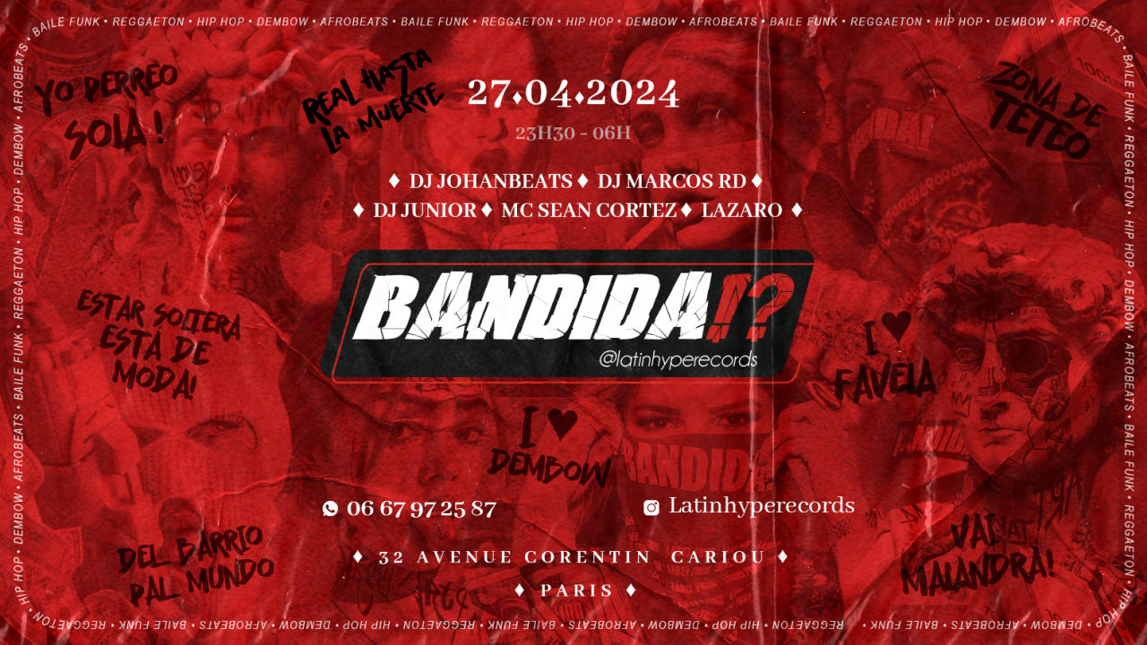 BANDIDA - SABADO 27 ABRIL